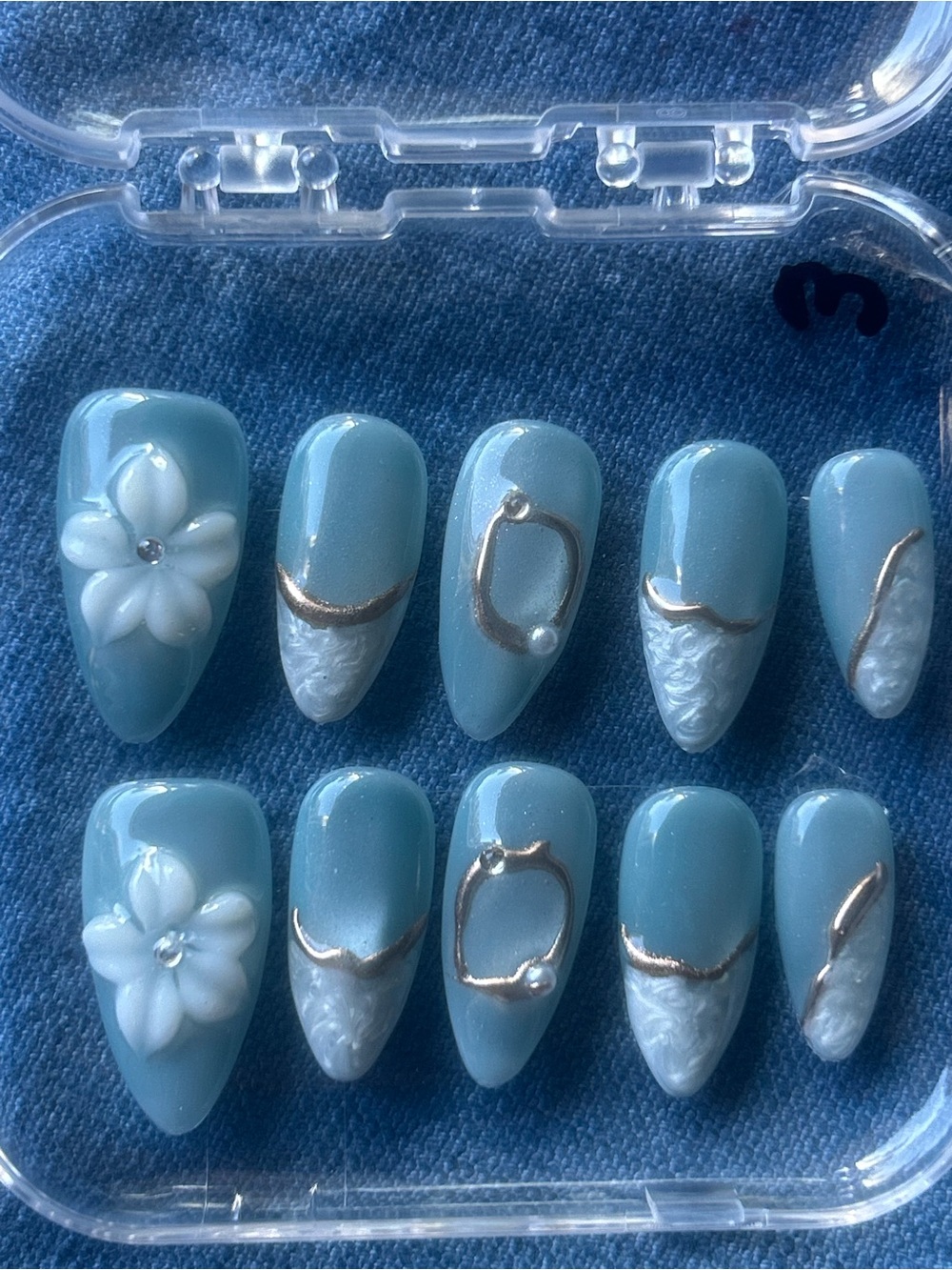 *SPECIAL PRICE* Mid-Length Almond - Handmade Artisan Press On Nails
